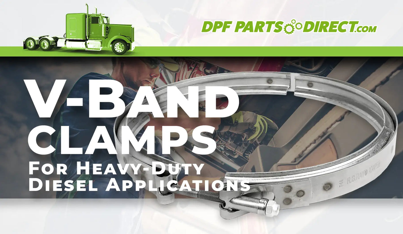 V-Band Clamps For Heavy-Duty Diesel Applications