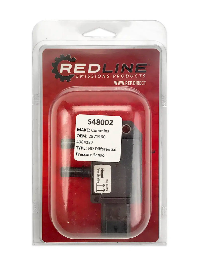 Redline Emissions Products Replacement for Cummins Differential Pressure Sensor ( 2871960 / REP S48002)